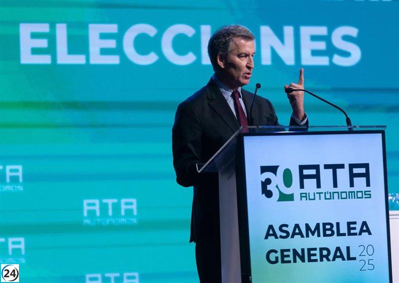 Feijóo se compromete a implementar una política transparente y libre de corrupción.