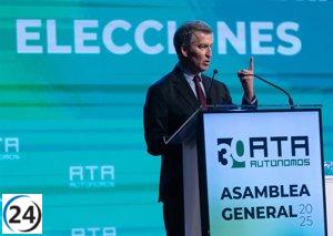 Feijóo se compromete a implementar una política transparente y libre de corrupción.