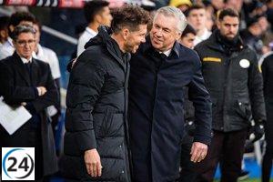 Ancelotti y Simeone preparan tácticas para el esperado derbi en Champions.