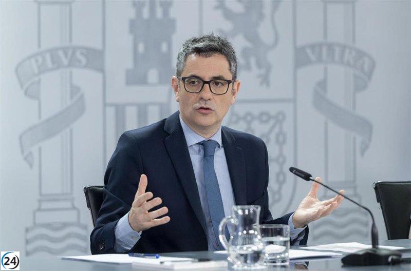 Bolaños anuncia la inminente aprobación de la Ley de protección de menores en entornos digitales por parte del Consejo de Ministros.