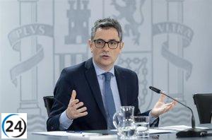 Bolaños anuncia la inminente aprobación de la Ley de protección de menores en entornos digitales por parte del Consejo de Ministros.
