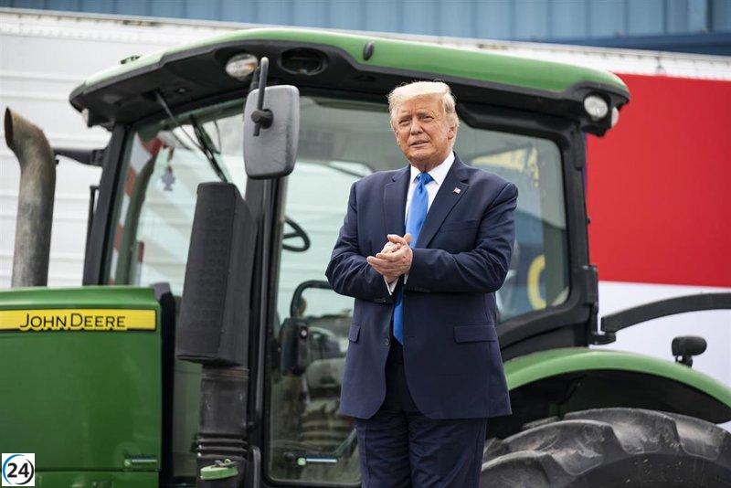 Trump impose aranceles a productos agrícolas a partir del 2 de abril.
