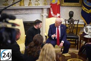 Trump interrumpe la asistencia militar a Ucrania tras encuentro con Zelenski en la Casa Blanca.