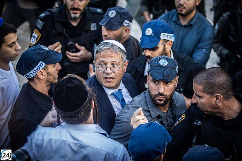 Ben Gvir insta a Netanyahu a atacar los reservorios de agua en Gaza