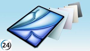 Apple presenta el iPad Air con chip M3 y un Magic Keyboard actualizado, a partir de 699 euros.