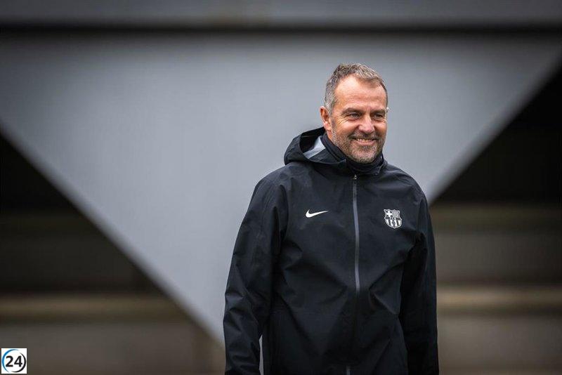 Gavi y Ansu Fati se unen al equipo en Lisboa.