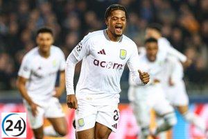 El Aston Villa da un paso firme hacia los cuartos de final en Brujas.