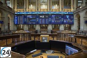 El Ibex 35 sigue su ascenso del 1,70% a mitad de jornada en medio de la tensión comercial.