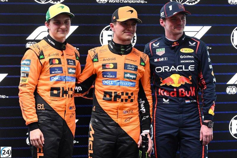 Norris y McLaren marcan el ritmo en Australia superando a Verstappen.