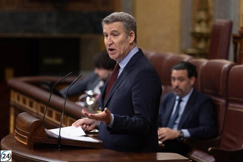 Feijóo presiona a Sánchez para que presente un plan de Defensa, ignorando el apoyo francés a Ucrania.