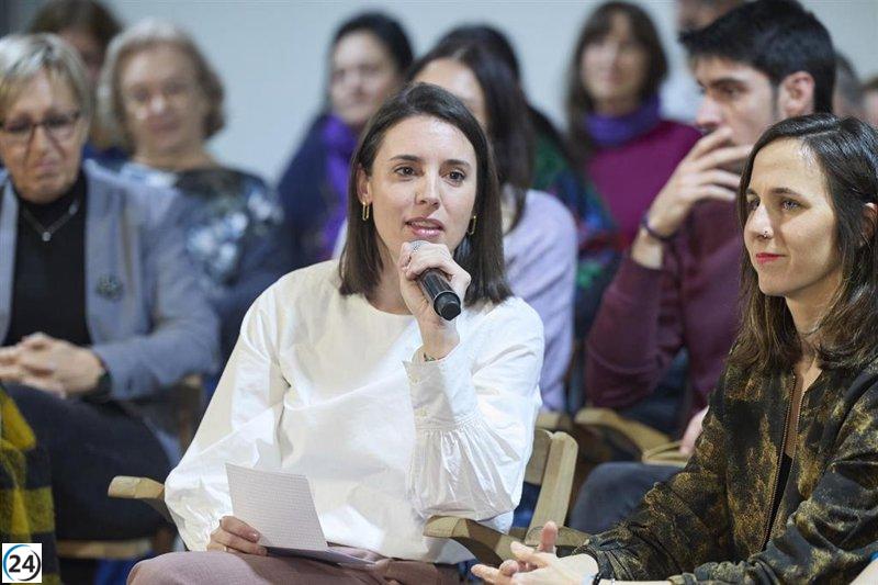 Irene Montero califica la absolución de Dani Alves como un caso evidente de violencia institucional y justicia patriarcal.