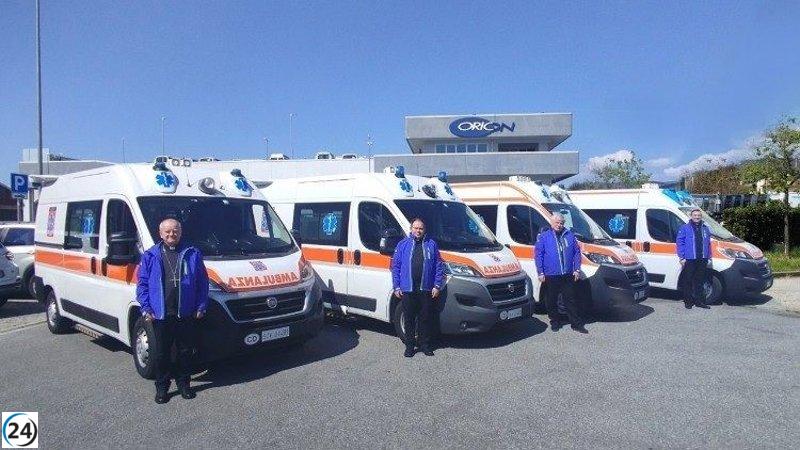 El Papa envía cuatro ambulancias a Ucrania a través del cardenal Krajewski.