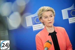 Von der Leyen propone eliminación total de aranceles a productos industriales para Estados Unidos.