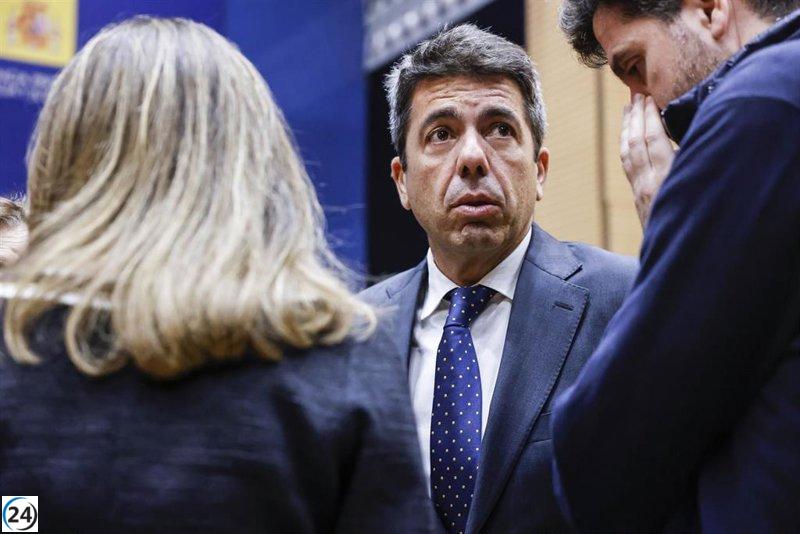 Jueza desestima otra vez convocar a Mazón como testigo; su comparecencia solo sería opcional si es investigado.