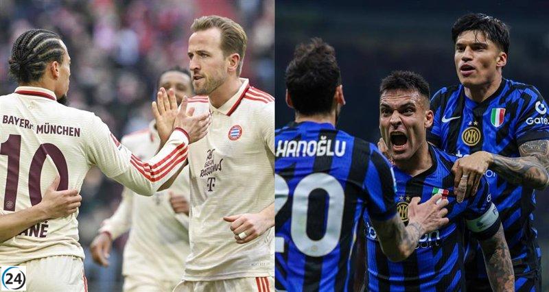 Bayern e Inter se enfrentan en un duelo de fortalezas.