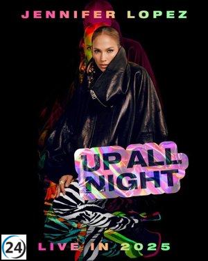 Jennifer Lopez llevará su gira 'Up All Night' a cinco ciudades de España este verano.