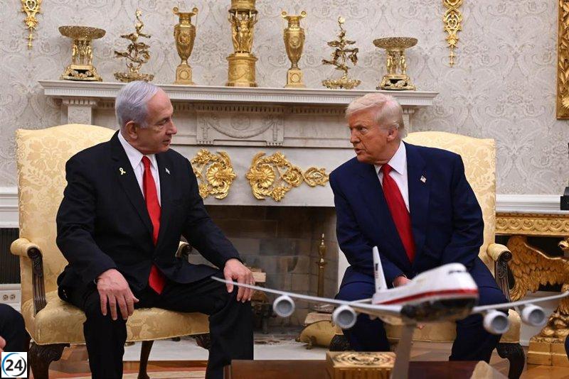 Netanyahu afirma en Washington que varios países ofrecerán refugio a los habitantes de Gaza.