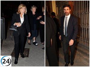 Cari Lapique y Antonio Matos se reúnen en el emotivo funeral de Paloma de Urquijo y Eulate.