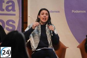 Irene Montero denuncia que Sánchez prioriza 2.000 millones para Defensa en lugar de mejorar el gasto social.