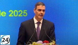 Sánchez afirma que los aranceles solo generan pérdidas en el comercio global.