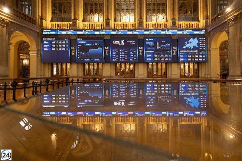 El Ibex se desploma un 2,2% a 11.700 ante la persistencia de los aranceles de Trump y las reacciones de China y la UE.