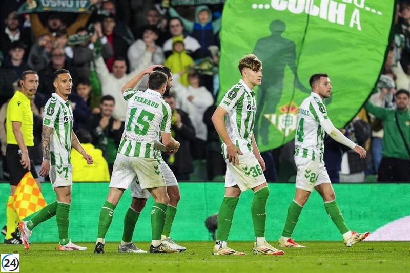 El Betis se aferra a sus sueños en la Conference League con entusiasmo desbordante.