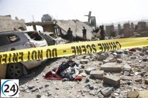 Trece víctimas en el ataque estadounidense de este martes en Hodeida, Yemen.