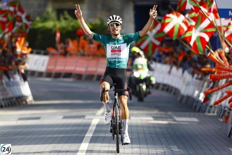 João Almeida deja su huella en la Itzulia tras brillar en Izua.