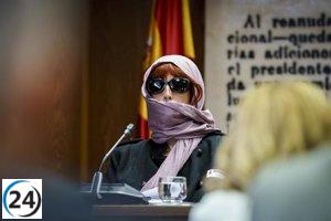 La ex pareja de Koldo se presenta en el Senado con el rostro cubierto y decide no declarar.