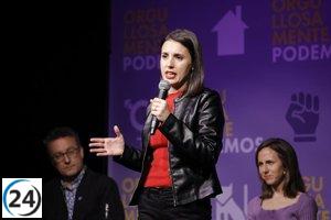 Irene Montero critica la visita de Sánchez a China como 