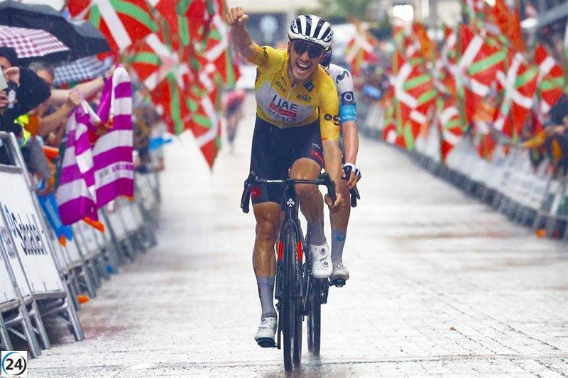 Joao Almeida brilla en Eibar y se corona en la Itzulia.