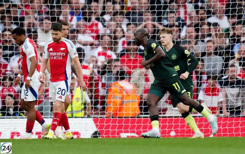 El Brentford frena el impulso del Arsenal.