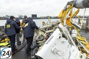 Helicóptero que se accidentó en el Hudson con familia española carecía de dispositivos de grabación.