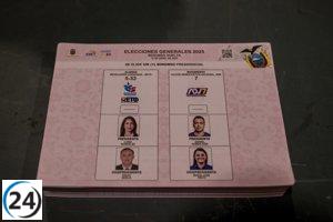 Ecuador celebra la segunda vuelta electoral para elegir a su nuevo presidente.