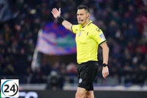 Maurizio Mariani será el árbitro del enfrentamiento entre Dortmund y Barcelona.