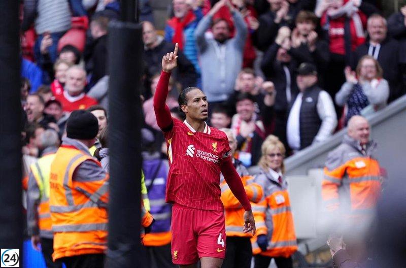 El Liverpool se acerca al título de la Premier mientras el Newcastle asegura su lugar en la Champions.