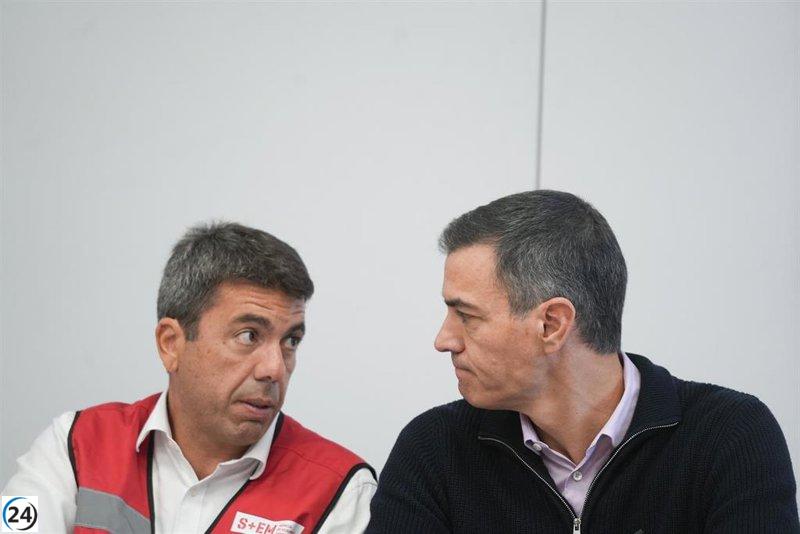 Mazón solicita a Sánchez un encuentro