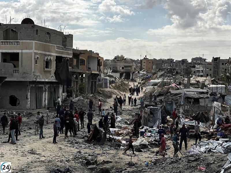 Bombardeo israelí en Jan Yunis deja cinco víctimas fatales en el sur de Gaza.