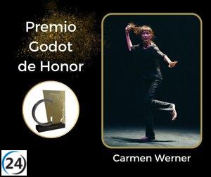 Carmen Werner, galardonada con el Premio de Honor Godot el 9 de junio.