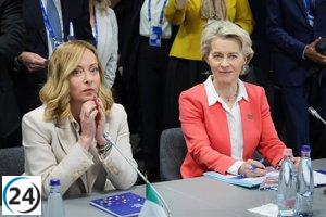 Bruselas destaca la visita de Meloni a Trump, subrayando que el comercio sigue siendo asunto de la UE.