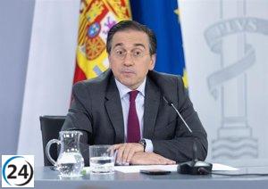 Albares defiende la soberanía de España ante posibles represalias de Trump por su viaje a China.