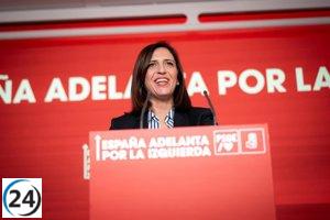 Esther Peña (PSOE) califica a la oposición de Feijóo como la más débil en medio siglo de democracia en España.