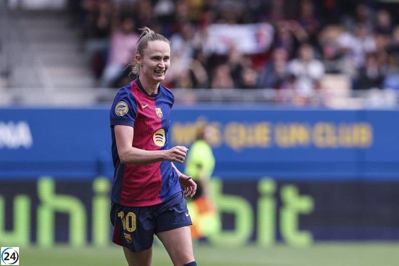 Graham Hansen se une a la lista de convocadas para el duelo Barça-Chelsea en la Champions.