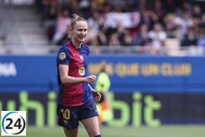 Graham Hansen se une a la lista de convocadas para el duelo Barça-Chelsea en la Champions.