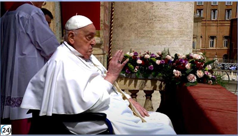 El Papa ofrece su bendición 'Urbi et Orbi' y celebra la Pascua desde el balcón de San Pedro.