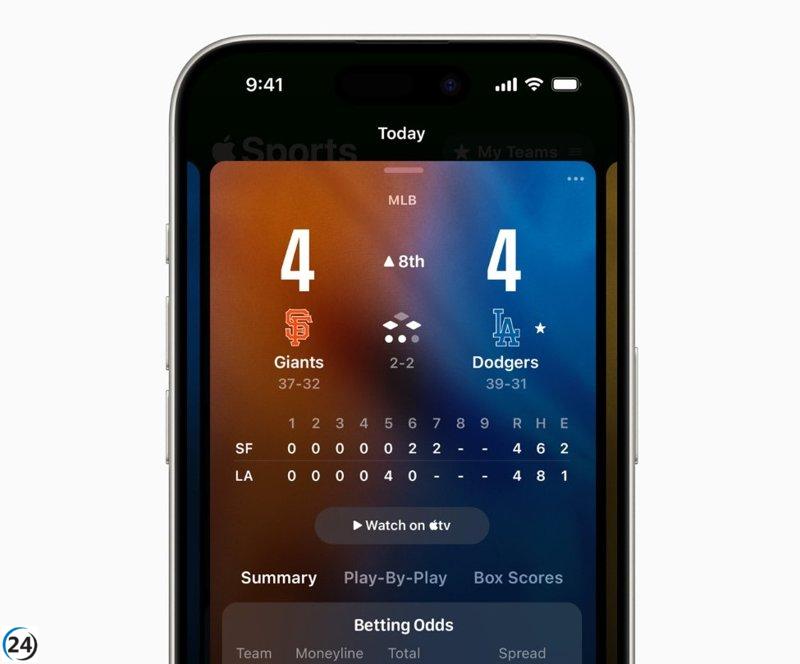 Apple Sports lanza una herramienta para crear tarjetas digitales con información actualizada sobre eventos deportivos, ideal para compartir con amigos.