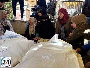 Casi diez palestinos pierden la vida en ataque aéreo israelí en el sur de Gaza.