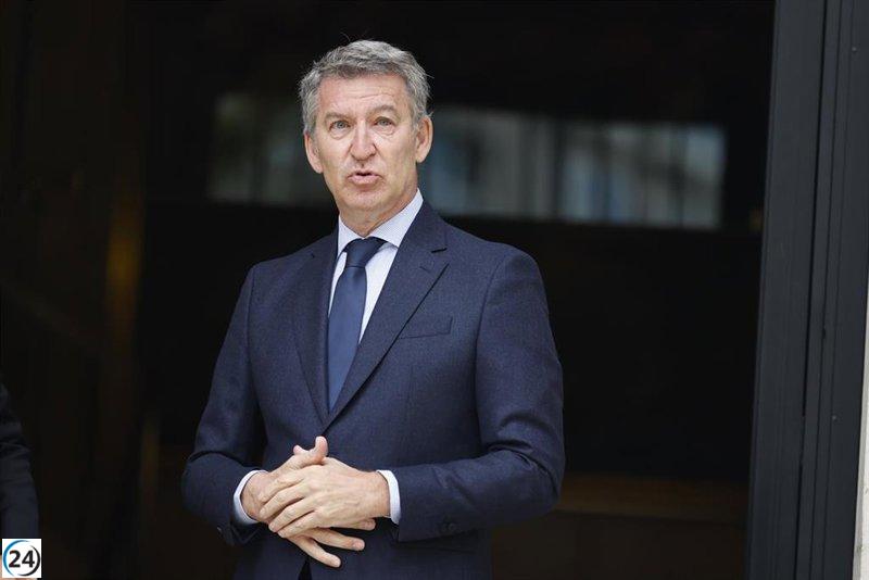 Feijóo insiste en la necesidad de destinar el 2% del presupuesto a defensa y critica a Sánchez por no consultar al Congreso.