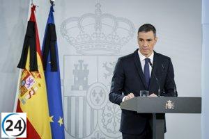 Sánchez asegura que España alcanzará el 2% del PIB en gasto en Defensa para 2025, con una inversión extra de 10.471 millones.