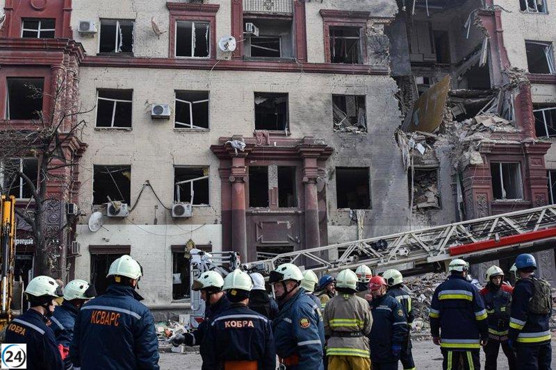 Bombardeo ruso en Zaporiyia deja un fallecido y varios heridos.